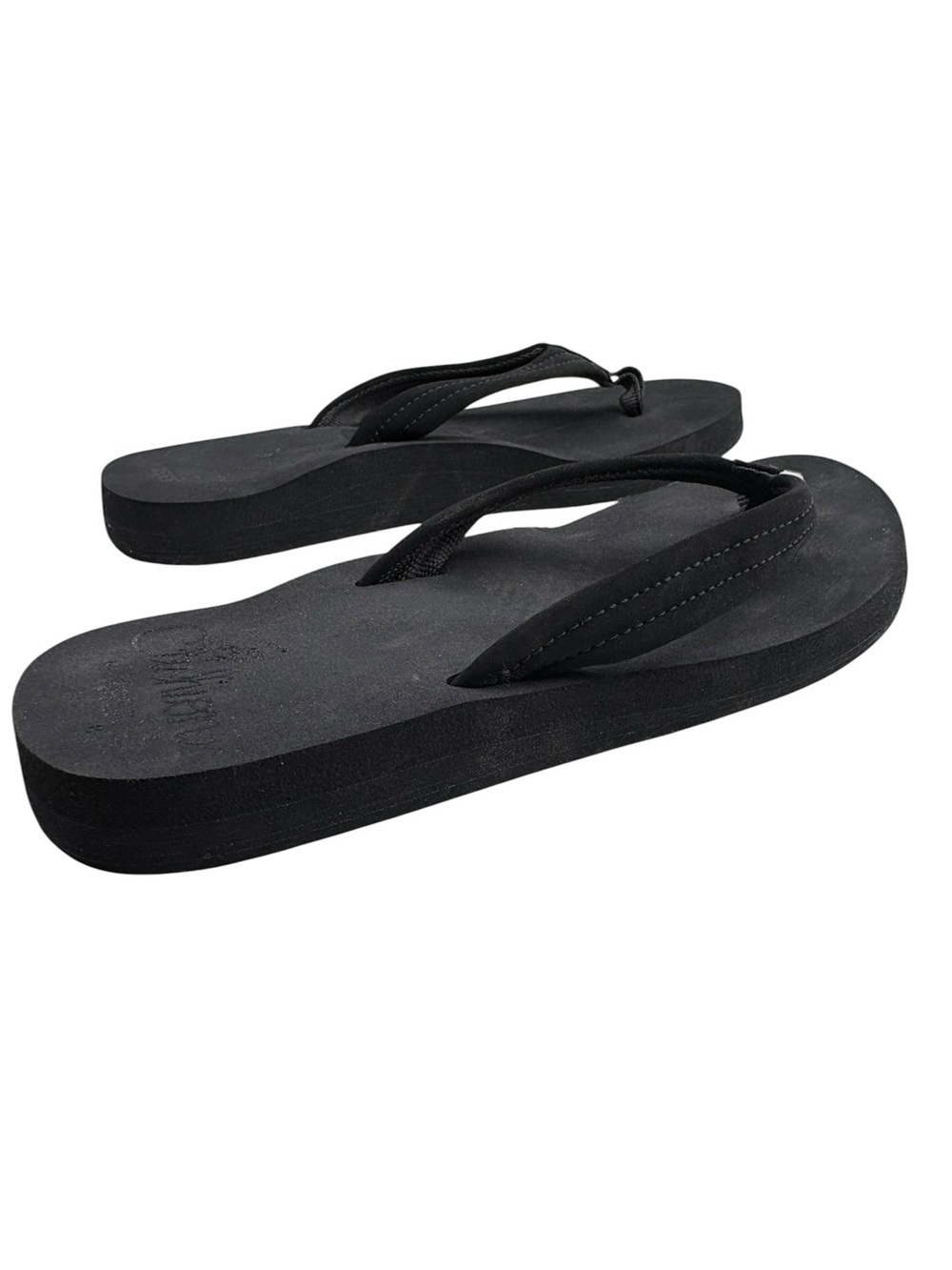 Reef Cushion Breeze Black Flip Flop Sandals Womens Size 8 Comfort - Picture 5 of 8